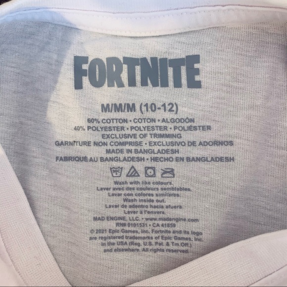 NWT, Fortnite Graphic T-shirt, size 10/12 - Picture 4 of 6